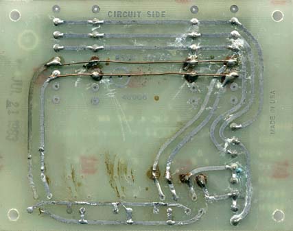 BACKSIDE DAMAGED PCB 